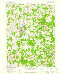 Carrollton Ohio Historical topographic map, 1:24000 scale, 7.5 X 7.5 Minute, Year 1959