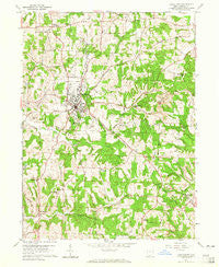 Carrollton Ohio Historical topographic map, 1:24000 scale, 7.5 X 7.5 Minute, Year 1959