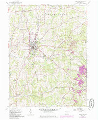 Carrollton Ohio Historical topographic map, 1:24000 scale, 7.5 X 7.5 Minute, Year 1959