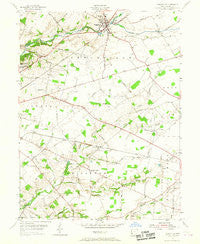 Cedarville Ohio Historical topographic map, 1:24000 scale, 7.5 X 7.5 Minute, Year 1955