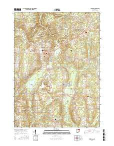 Chardon Ohio Current topographic map, 1:24000 scale, 7.5 X 7.5 Minute, Year 2016