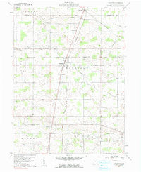 Chatfield Ohio Historical topographic map, 1:24000 scale, 7.5 X 7.5 Minute, Year 1960