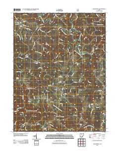 Chesterhill Ohio Historical topographic map, 1:24000 scale, 7.5 X 7.5 Minute, Year 2011