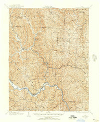 Chesterhill Ohio Historical topographic map, 1:62500 scale, 15 X 15 Minute, Year 1904