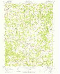 Chesterhill Ohio Historical topographic map, 1:24000 scale, 7.5 X 7.5 Minute, Year 1961