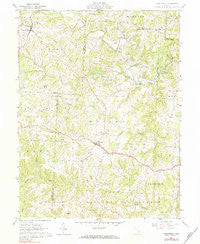 Chesterhill Ohio Historical topographic map, 1:24000 scale, 7.5 X 7.5 Minute, Year 1961