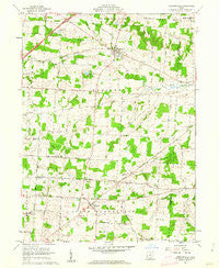 Chesterville Ohio Historical topographic map, 1:24000 scale, 7.5 X 7.5 Minute, Year 1961