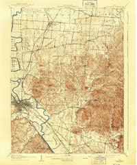 Chillicothe Ohio Historical topographic map, 1:62500 scale, 15 X 15 Minute, Year 1908
