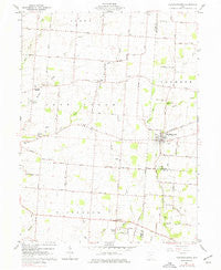 Christiansburg Ohio Historical topographic map, 1:24000 scale, 7.5 X 7.5 Minute, Year 1961
