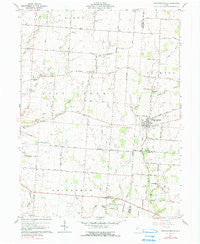Christiansburg Ohio Historical topographic map, 1:24000 scale, 7.5 X 7.5 Minute, Year 1961