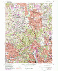 Cincinnati West Ohio Historical topographic map, 1:24000 scale, 7.5 X 7.5 Minute, Year 1961