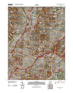 Cincinnati East Ohio Historical topographic map, 1:24000 scale, 7.5 X 7.5 Minute, Year 2010