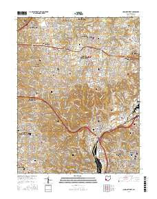 Cincinnati West Ohio Current topographic map, 1:24000 scale, 7.5 X 7.5 Minute, Year 2016