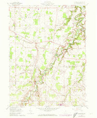 Clarksfield Ohio Historical topographic map, 1:24000 scale, 7.5 X 7.5 Minute, Year 1960