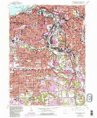 Cleveland South Ohio Historical topographic map, 1:24000 scale, 7.5 X 7.5 Minute, Year 1963