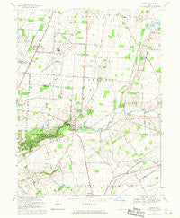 Clifton Ohio Historical topographic map, 1:24000 scale, 7.5 X 7.5 Minute, Year 1968