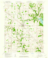 College Corner Ohio Historical topographic map, 1:24000 scale, 7.5 X 7.5 Minute, Year 1960