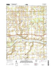 Colton Ohio Current topographic map, 1:24000 scale, 7.5 X 7.5 Minute, Year 2016