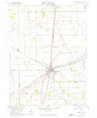 Columbus Grove Ohio Historical topographic map, 1:24000 scale, 7.5 X 7.5 Minute, Year 1960