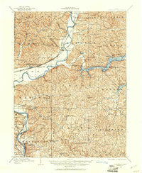 Conesville Ohio Historical topographic map, 1:62500 scale, 15 X 15 Minute, Year 1908