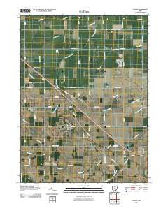 Convoy Ohio Historical topographic map, 1:24000 scale, 7.5 X 7.5 Minute, Year 2010