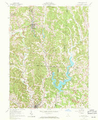 Corning Ohio Historical topographic map, 1:24000 scale, 7.5 X 7.5 Minute, Year 1961