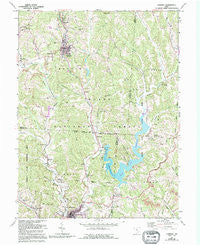 Corning Ohio Historical topographic map, 1:24000 scale, 7.5 X 7.5 Minute, Year 1961