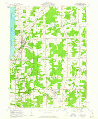 Cortland Ohio Historical topographic map, 1:24000 scale, 7.5 X 7.5 Minute, Year 1961
