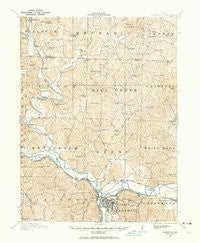 Coshocton Ohio Historical topographic map, 1:62500 scale, 15 X 15 Minute, Year 1913