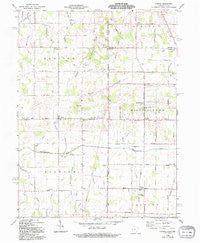 Cosmos Ohio Historical topographic map, 1:24000 scale, 7.5 X 7.5 Minute, Year 1960