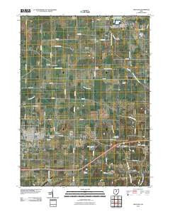 Crestline Ohio Historical topographic map, 1:24000 scale, 7.5 X 7.5 Minute, Year 2010
