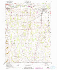 Creston Ohio Historical topographic map, 1:24000 scale, 7.5 X 7.5 Minute, Year 1961