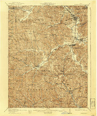 Cumberland Ohio Historical topographic map, 1:62500 scale, 15 X 15 Minute, Year 1911