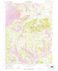 Cumberland Ohio Historical topographic map, 1:24000 scale, 7.5 X 7.5 Minute, Year 1961