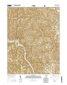 Cutler Ohio Historical topographic map, 1:24000 scale, 7.5 X 7.5 Minute, Year 2013