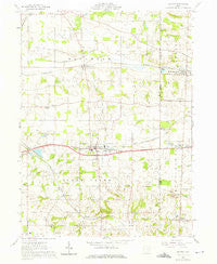Dalton Ohio Historical topographic map, 1:24000 scale, 7.5 X 7.5 Minute, Year 1961