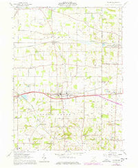 Dalton Ohio Historical topographic map, 1:24000 scale, 7.5 X 7.5 Minute, Year 1961