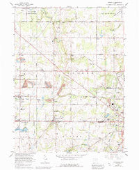 Damascus Ohio Historical topographic map, 1:24000 scale, 7.5 X 7.5 Minute, Year 1966