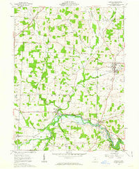 Danville Ohio Historical topographic map, 1:24000 scale, 7.5 X 7.5 Minute, Year 1961