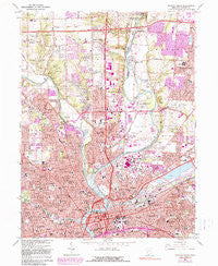 Dayton North Ohio Historical topographic map, 1:24000 scale, 7.5 X 7.5 Minute, Year 1965