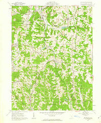 Deavertown Ohio Historical topographic map, 1:24000 scale, 7.5 X 7.5 Minute, Year 1961