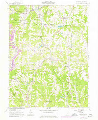 Deavertown Ohio Historical topographic map, 1:24000 scale, 7.5 X 7.5 Minute, Year 1961