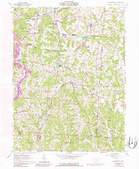 Deavertown Ohio Historical topographic map, 1:24000 scale, 7.5 X 7.5 Minute, Year 1961
