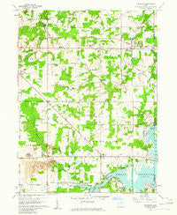 Deerfield Ohio Historical topographic map, 1:24000 scale, 7.5 X 7.5 Minute, Year 1960