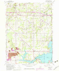 Deerfield Ohio Historical topographic map, 1:24000 scale, 7.5 X 7.5 Minute, Year 1960
