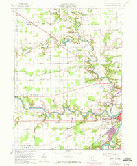 Defiance West Ohio Historical topographic map, 1:24000 scale, 7.5 X 7.5 Minute, Year 1960