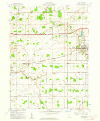 Delta Ohio Historical topographic map, 1:24000 scale, 7.5 X 7.5 Minute, Year 1960
