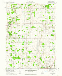Denmark Ohio Historical topographic map, 1:24000 scale, 7.5 X 7.5 Minute, Year 1961