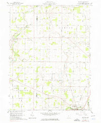 Denmark Ohio Historical topographic map, 1:24000 scale, 7.5 X 7.5 Minute, Year 1961