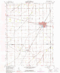 Deshler Ohio Historical topographic map, 1:24000 scale, 7.5 X 7.5 Minute, Year 1960